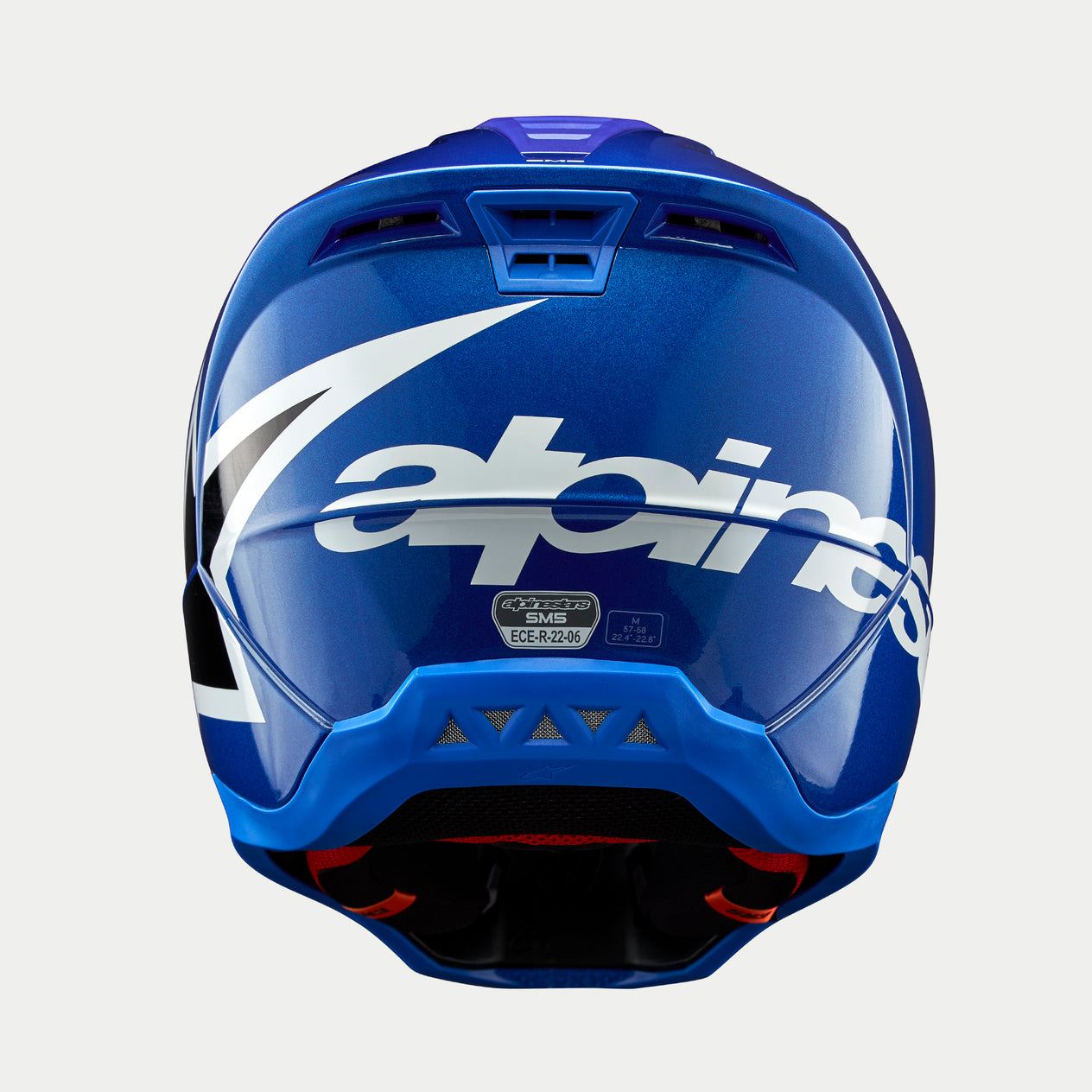 Alpinestars 2025 Supertech SM5 Corp Blue Motocross Helmet