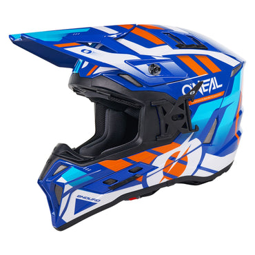 O'Neal 2026 EX-SRS Dust Blue Orange Helmet
