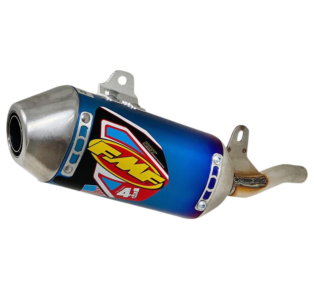 FMF Factory 4.1 Blue Slip-On Exhaust Silencer For Honda CRF 110 F 2019-2022