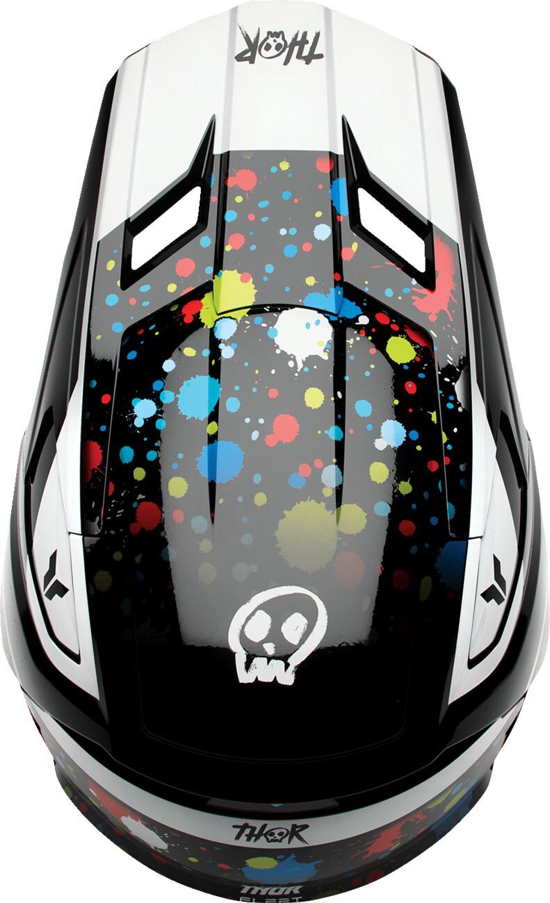 Thor MX Spring 2025 Youth Helmet Fleet Splat