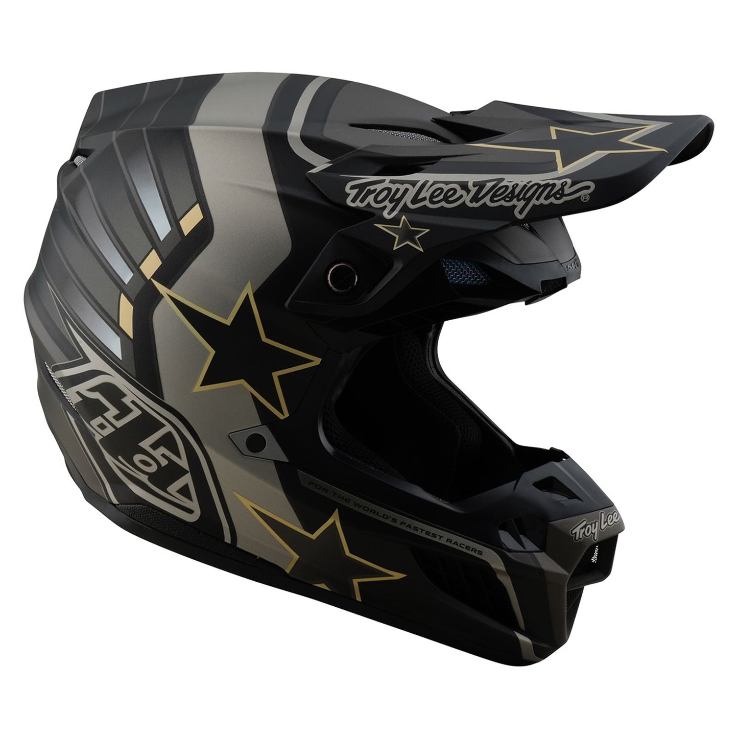 Troy Lee Designs Spring 2025 MX Helmet SE5 Composite Rays Black