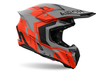 Airoh Helmet 2024 Twist 3 Dizzy Orange Fluo Matt