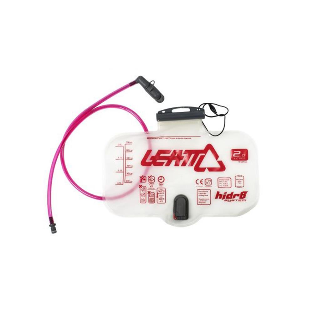 Leatt Hydration Bladder Flat Clean Tech 2L With Tube And Bite Valve