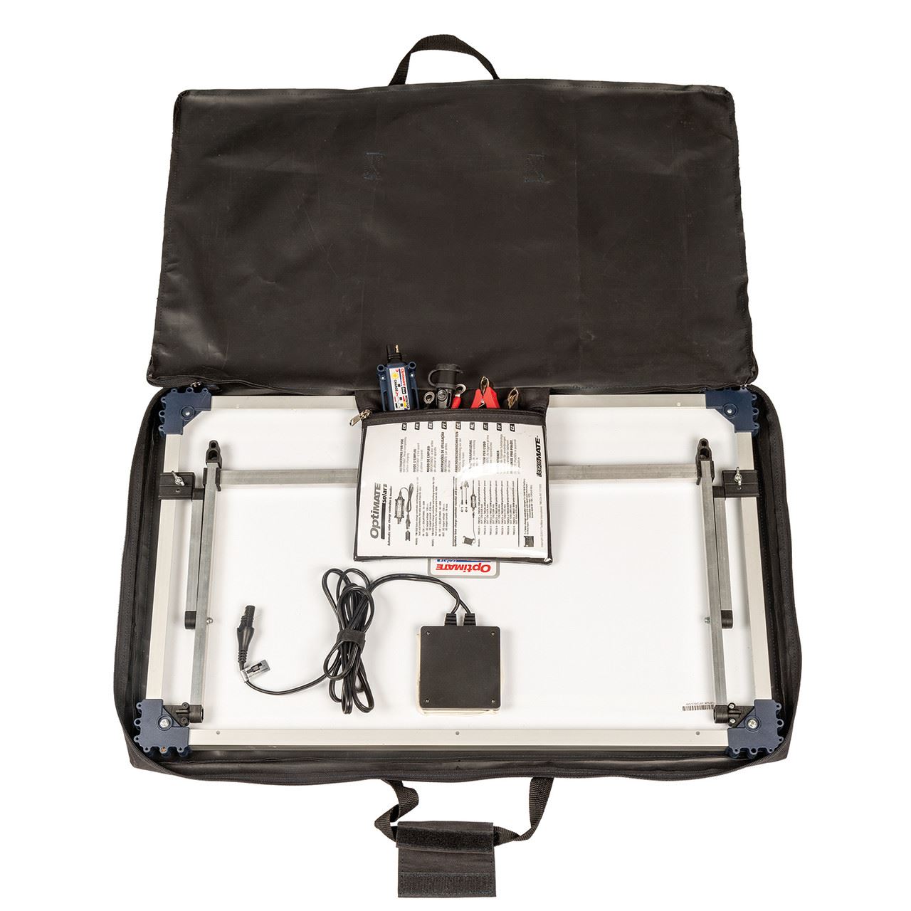 OptiMate Duo Solar Panel 40W Battery Charger Maintainer Travel Kit