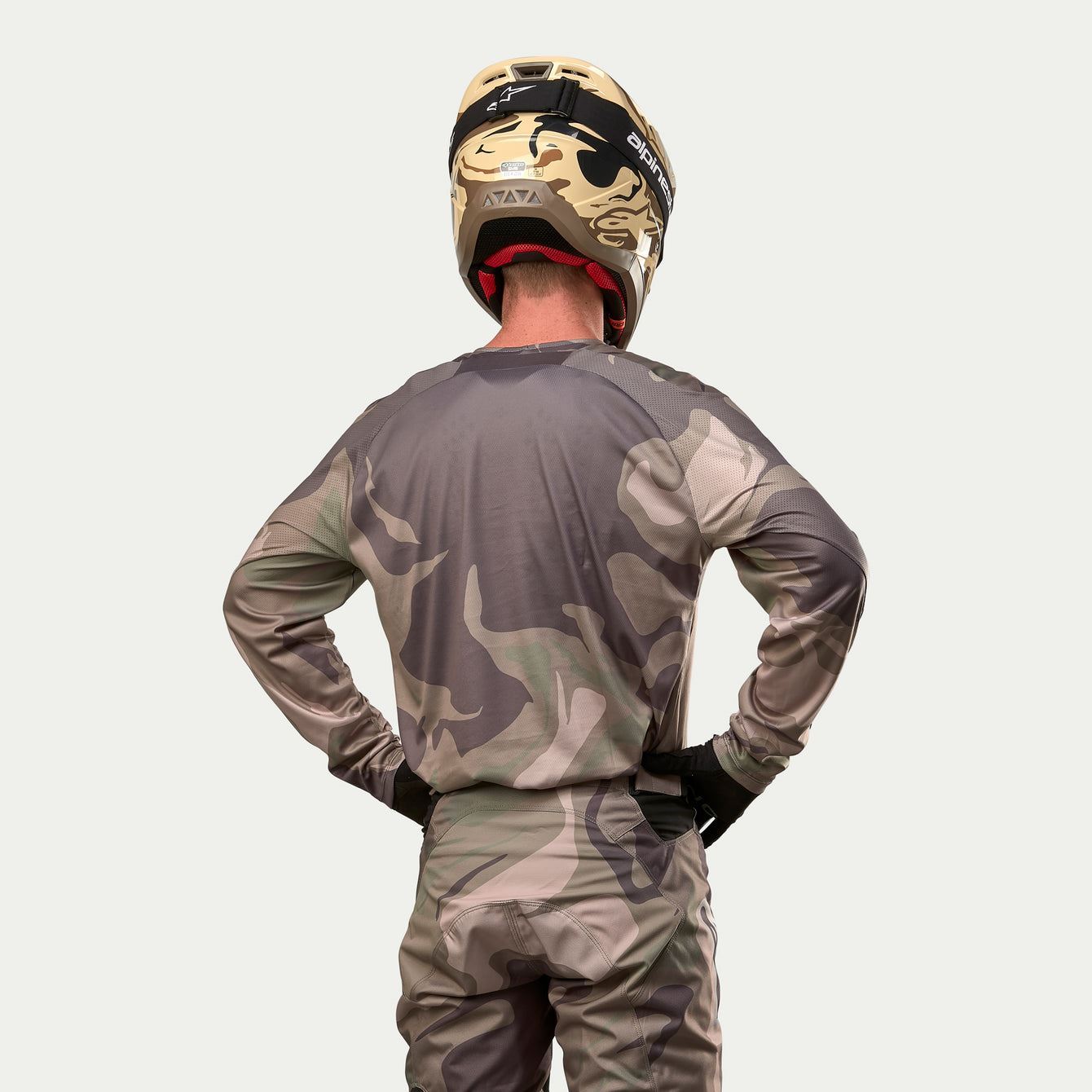 Alpinestars 2024 Racer Tactical Motocross Jersey Military Green CLEARANCE