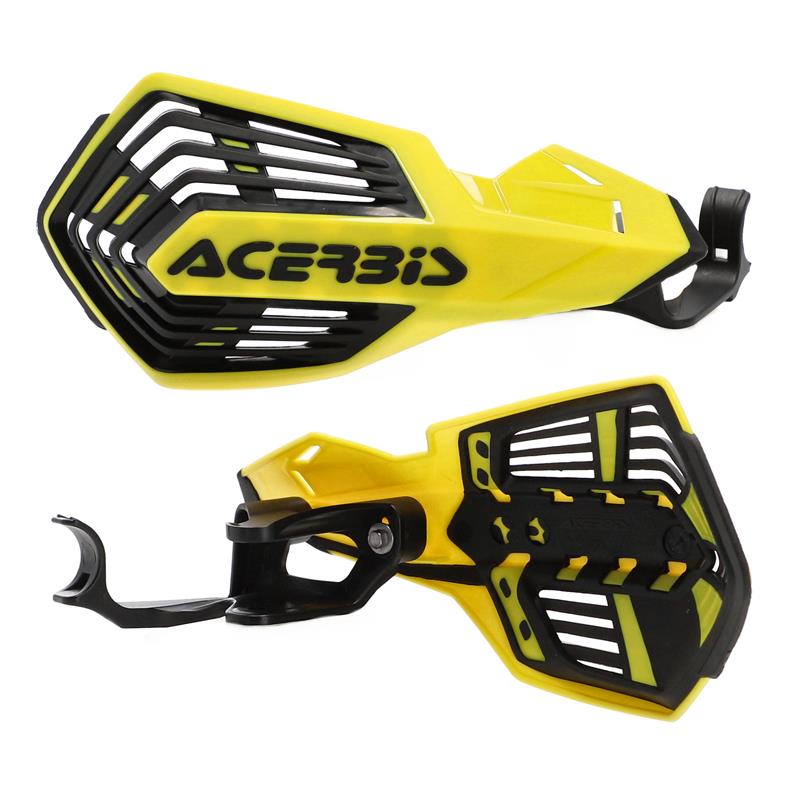 Acerbis K-Future YKS Motocross Handguards Yellow Black Fantic XX 125 2021 - 2024