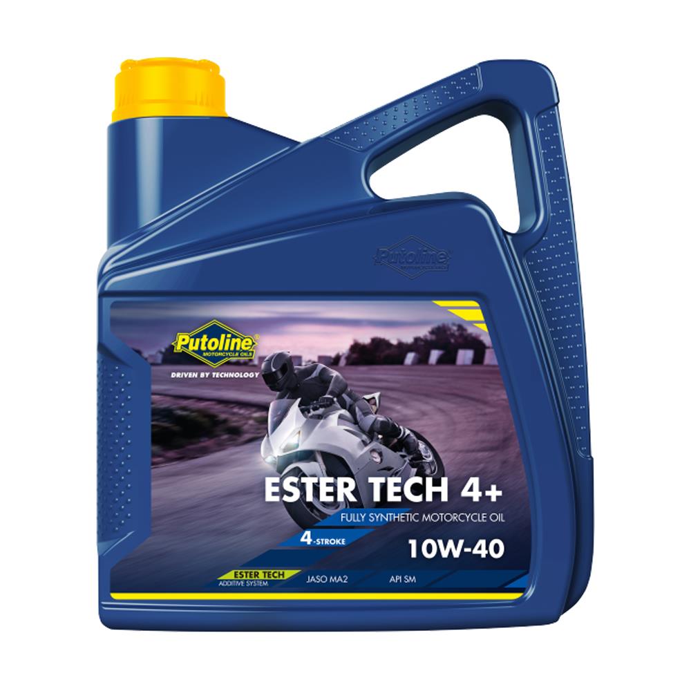 Putoline Ester Tech Syntec 4+ 10w40 4T Fully Synthetic Motorcycle Oil 4 Litre