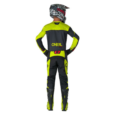 O'Neal 2026 Element Racewear Black Neon Yellow MX Combo Kit