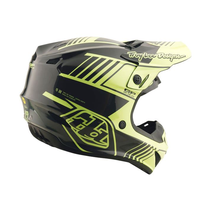 Troy Lee 2026 Motocross Helmet GP PRO Youth Segment Glo Yellow