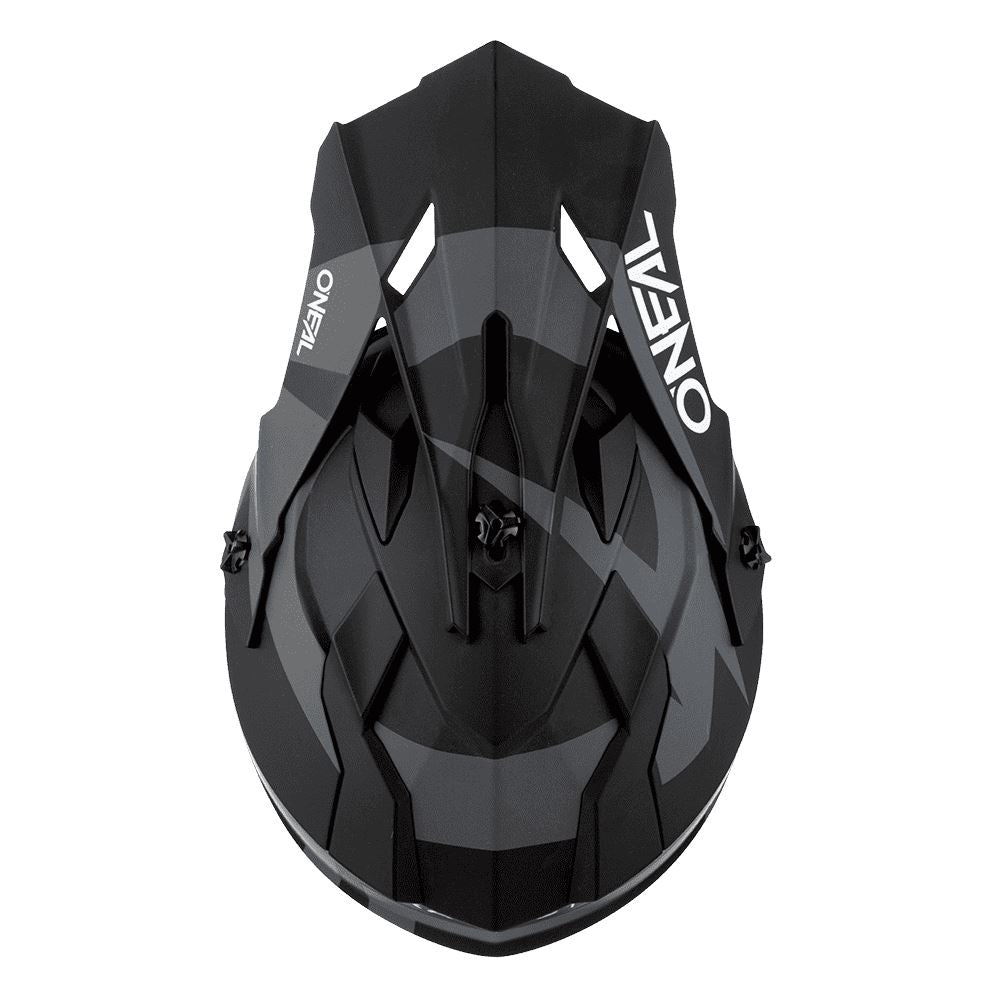 O'Neal 2025 Motocross Helmet 2SRS Slick Black Grey