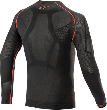 Alpinestars 2025 Ride Tech Top Long Sleeve Summer Base Layer Black Red