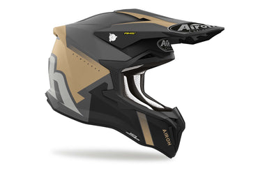 Airoh Helmet 2024 Strycker Blazer Gold Matt Composite Carbon