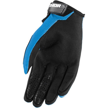 Thor Youth Sector Blue Black Motocross Gloves CLEARANCE