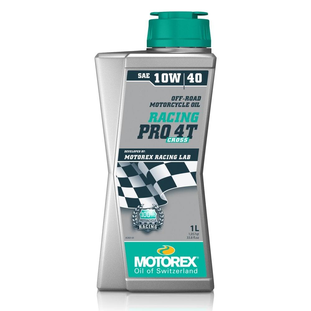 Motorex Racing Pro 4T Cross Racing Lab Motorcycle Engine Oil 10W/40 1 Litre