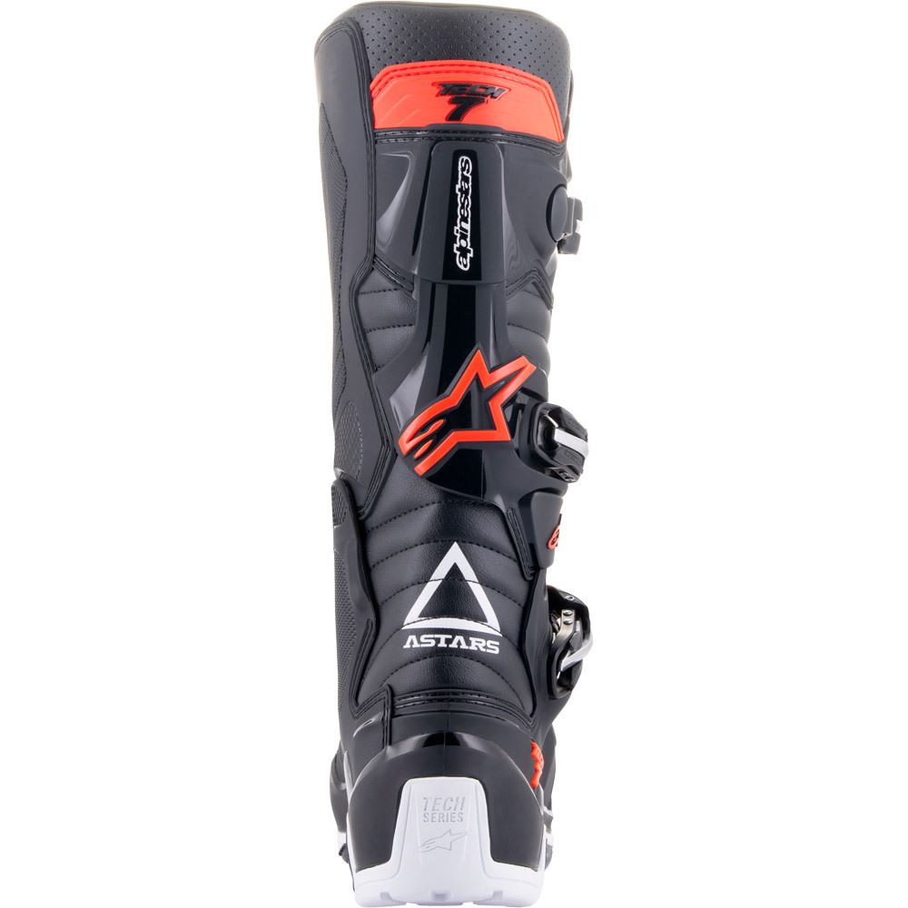 Alpinestars 2024 Tech 7 Enduro Boots Black Red Fluo