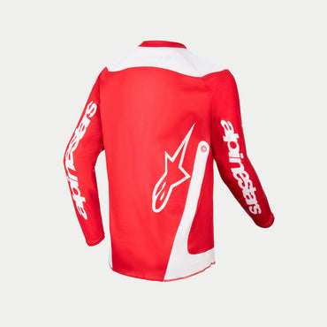 Alpinestars 2024 Racer Lurv Youth Motocross Jersey Mars Red White
