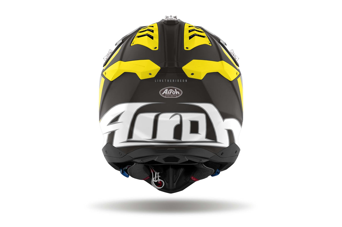 Airoh Helmet 2024 Aviator 3 Glory Yellow Matt HPC Carbon