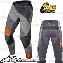 Alpinestars  Techstar Venom Anthracite Grey Orange Fluo Pants Trousers