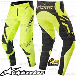Alpinestars  Techstar Factory Black Yellow Fluo Pants Trousers