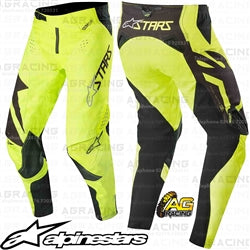 Alpinestars Techstar Factory Black Yellow Fluo Pants Trousers