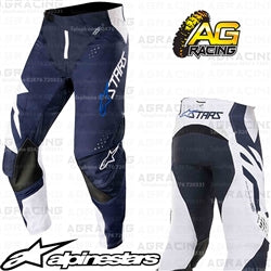 Alpinestars Techstar Factory White Dark Navy Pants Trousers