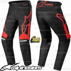 Alpinestars  Racer Supermatic Black Bright Red Race Pants