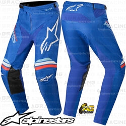 Alpinestars  Racer Braap Blue Off White Pants Youth Children's Trousers