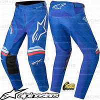 Alpinestars  Racer Braap Blue Off White Pants Youth Children's Trousers
