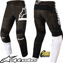 Alpinestars  Racer Chaser Black White Pants Youth Children's Trousers