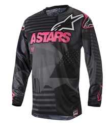 Alpinestars Racer Tactical Race Jersey Black Pink Flo