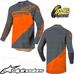 Alpinestars Racer Supermatic Anthracite Orange Race Jersey
