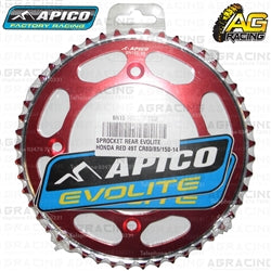 Apico Evolite Red Rear Sprocket 420 Pitch For Honda CR 80R 1986-2001