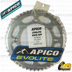 Apico Evolite Silver Rear Sprocket 420 Pitch For Honda CR 80R 1986-2001