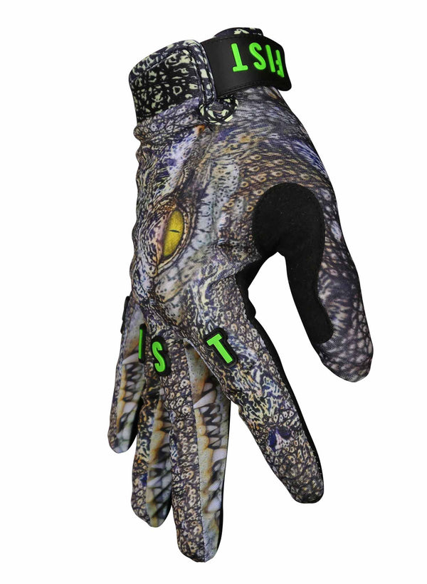 Fist Croc Green Adult Gloves Motocross MTB Quad