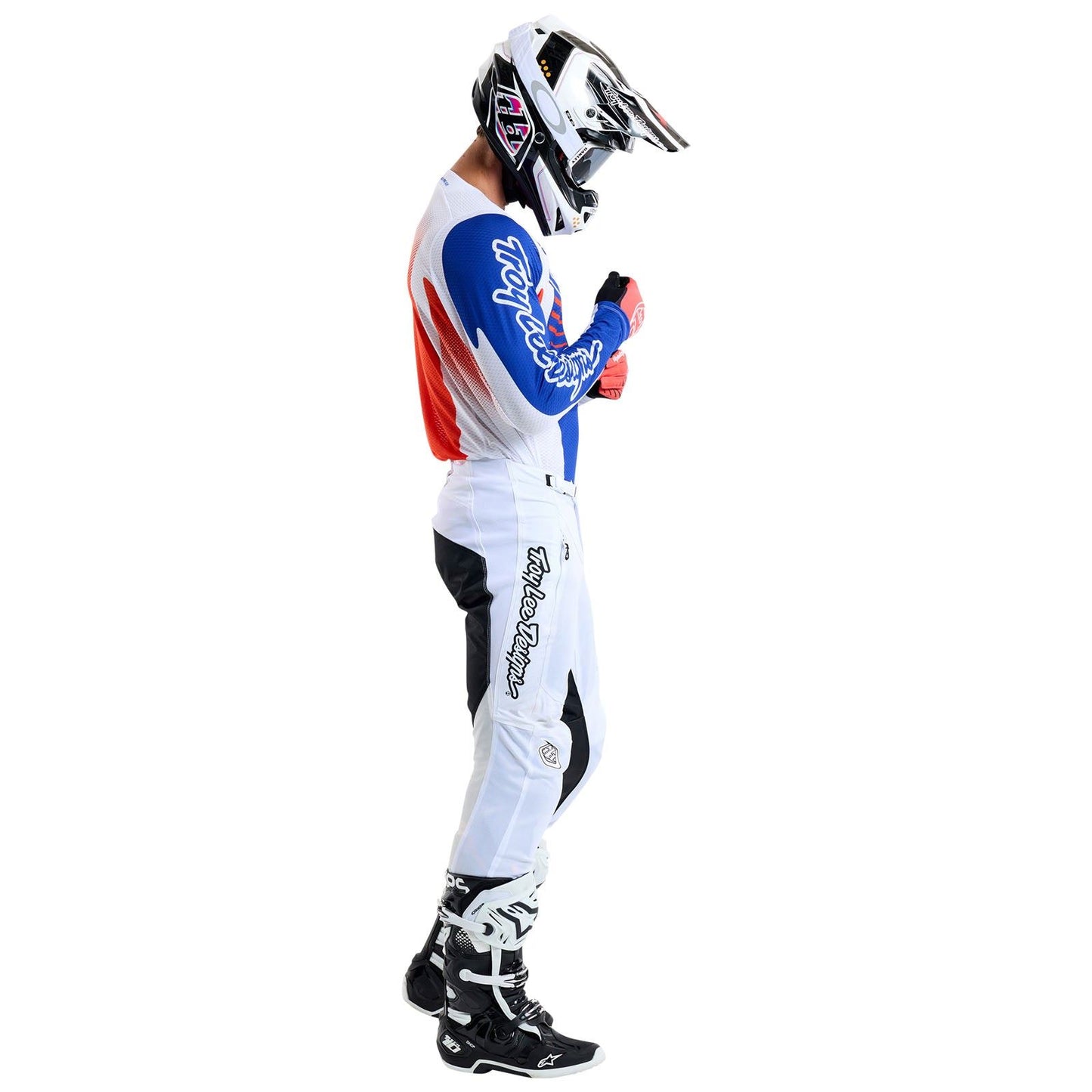 Troy Lee Designs Spring 2025 MX Combo Kit GP PRO AIR Ripple Orange Blue