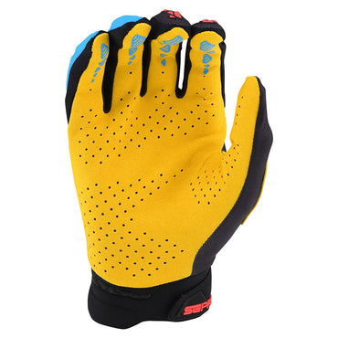 Troy Lee Designs 2024 SE Pro Gloves Solid Black Yellow