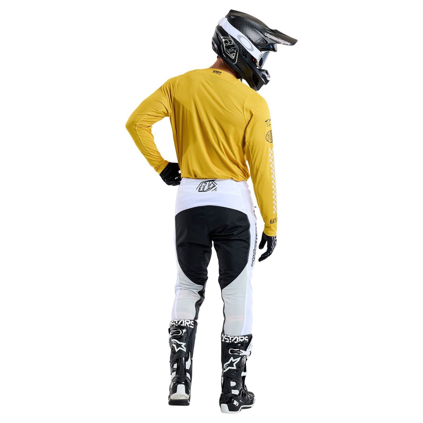 Troy Lee Designs Spring 2025 MX Combo Kit GP PRO AIR Factory Gold White