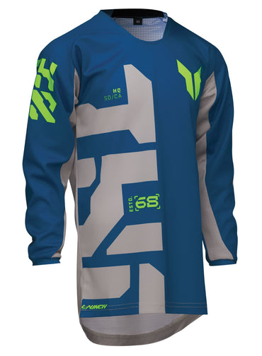 Thor 2025 Motocross Jersey Youth Launchmode Forge Blue