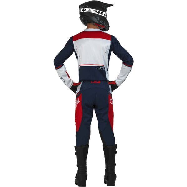 O'Neal 2025 Motocross Combo Kit Hardwear Flow Blue Red White
