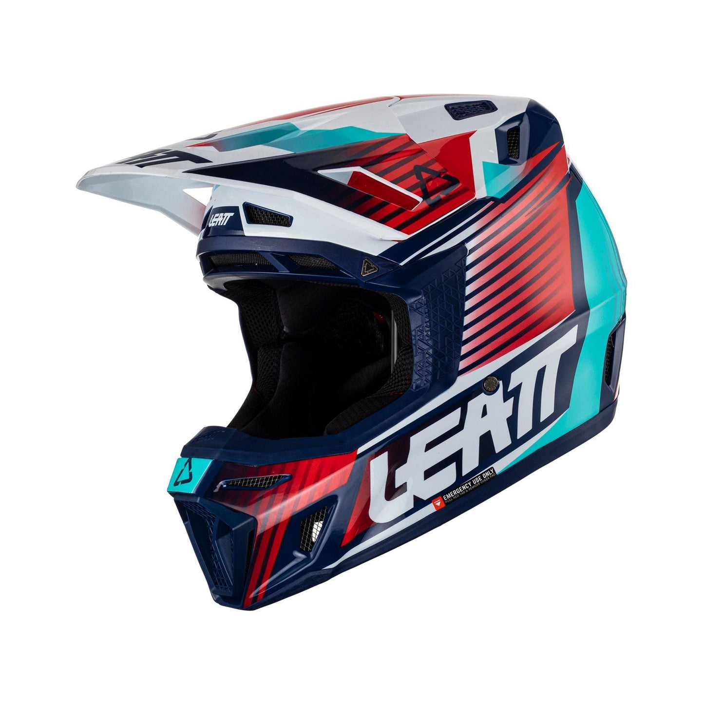 Leatt 2024 Helmet Moto 8.5 V23 Royal with 5.5 Goggles Bag