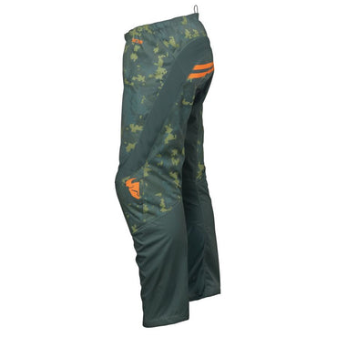 Thor 2025 Youth Sector Digi Camo Green Motocross Pants