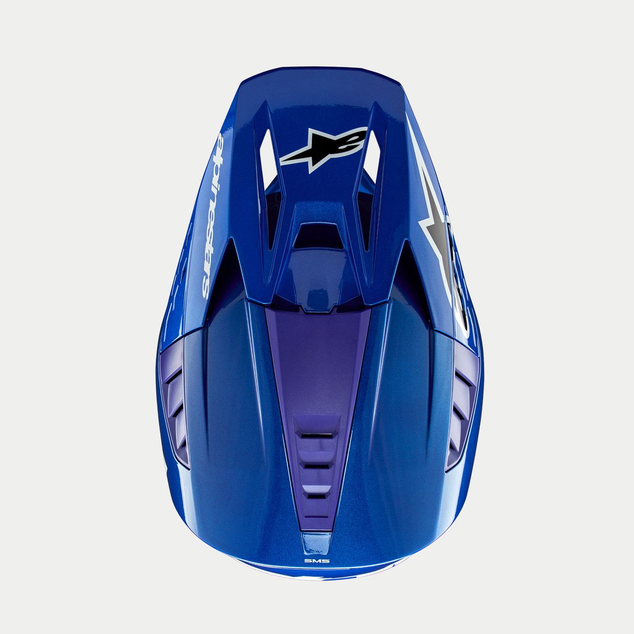 Alpinestars 2025 Supertech SM5 Corp Blue Motocross Helmet