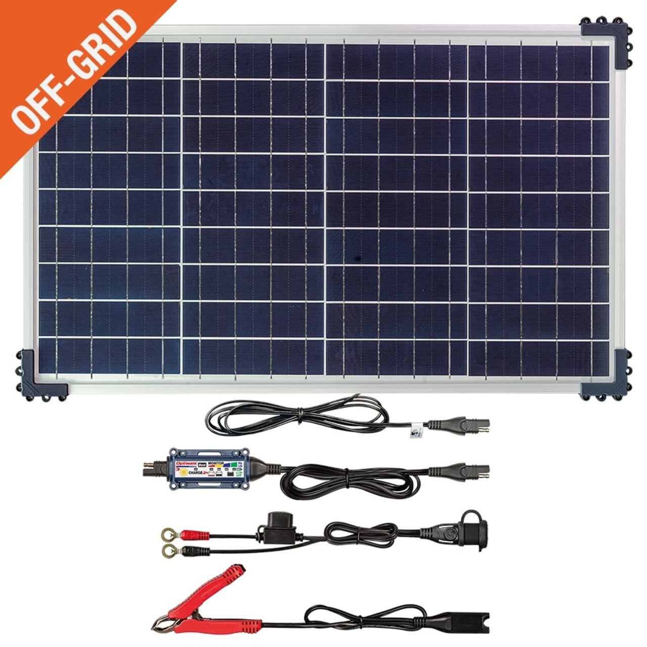 OptiMate Duo Solar Panel 40W Battery Charger Maintainer