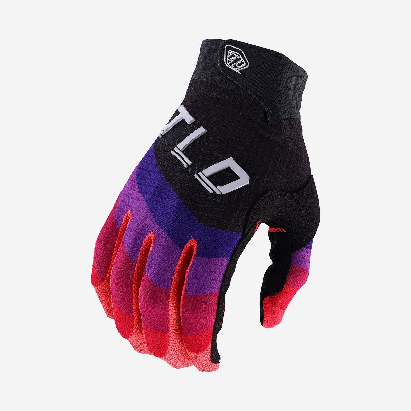 Troy Lee Designs 2025 Air Reverb Black Glo Red Gloves