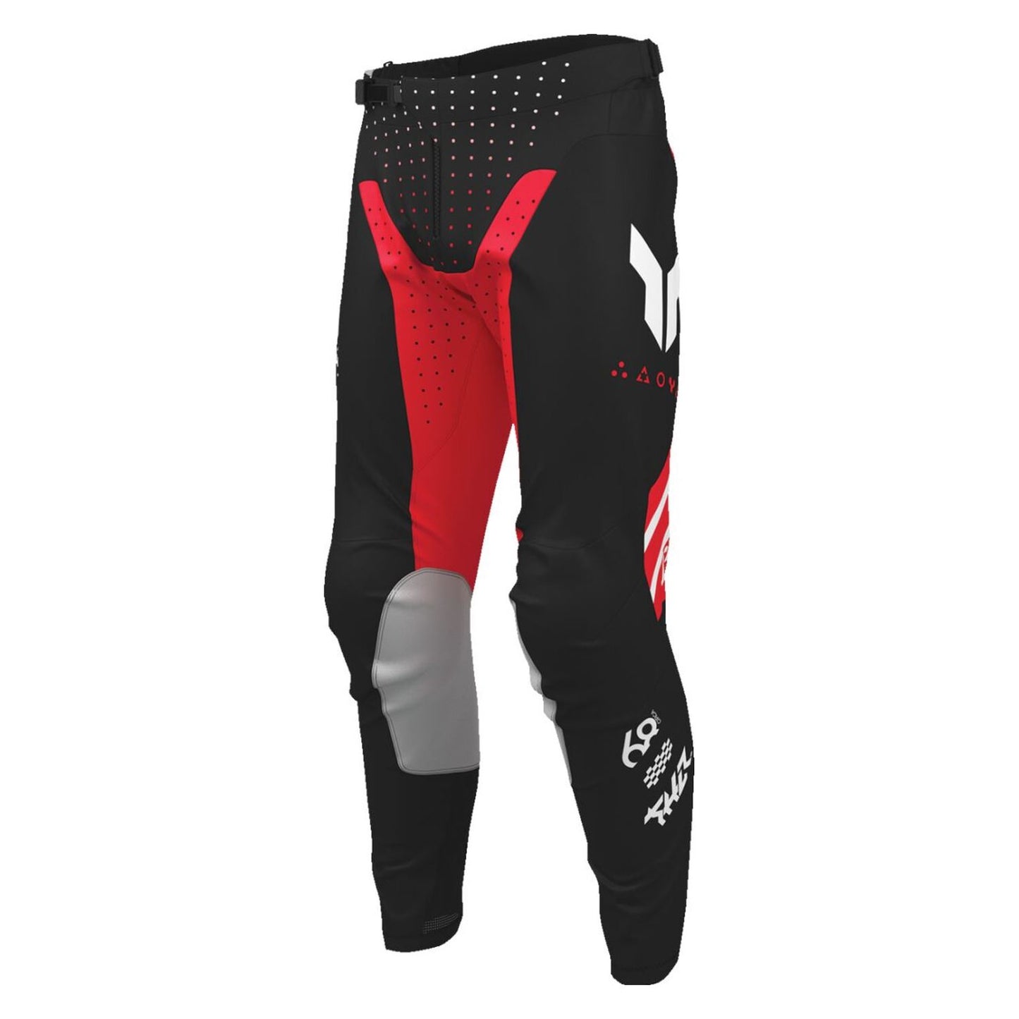 Thor 2026 Launchmode Futura Black Red MX Pants