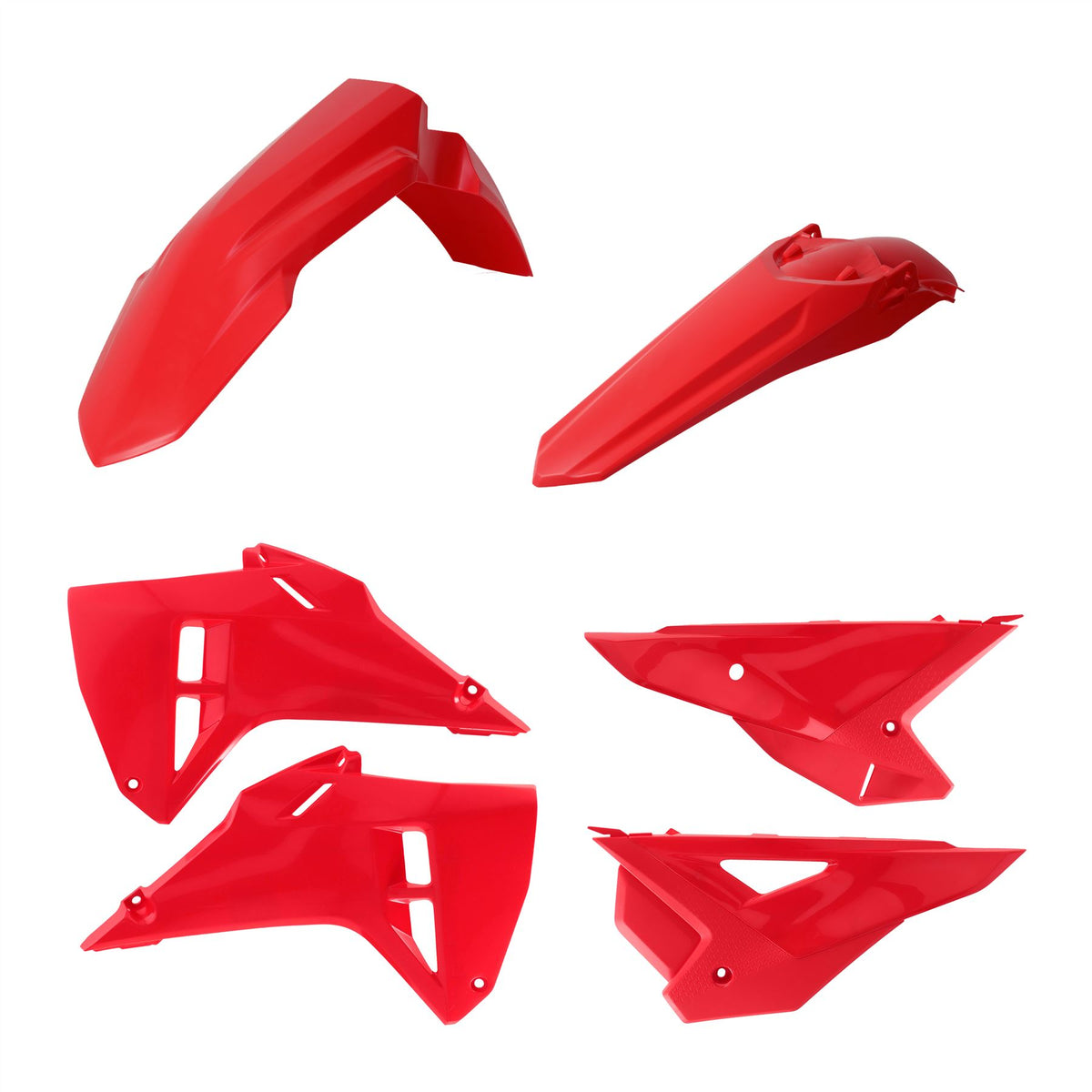 Acerbis Plastic Kit Red For HONDA CRF 250 R 2025-2027