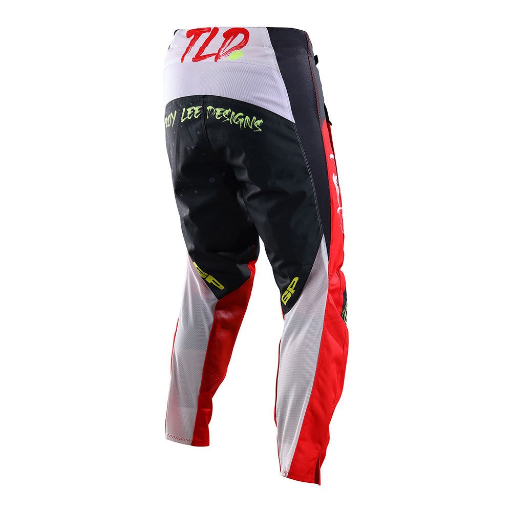 Troy Lee Designs GP Pro Pants Partical Black Glo Red