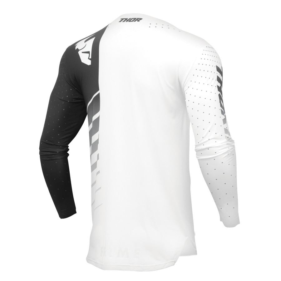 Thor Prime Analog Black White Motocross Jersey CLEARANCE