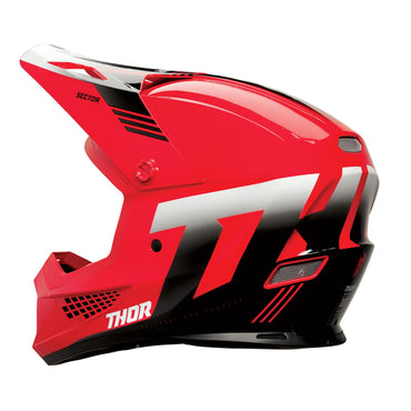 Thor Motocross Helmet Sector 2 Carve Red White
