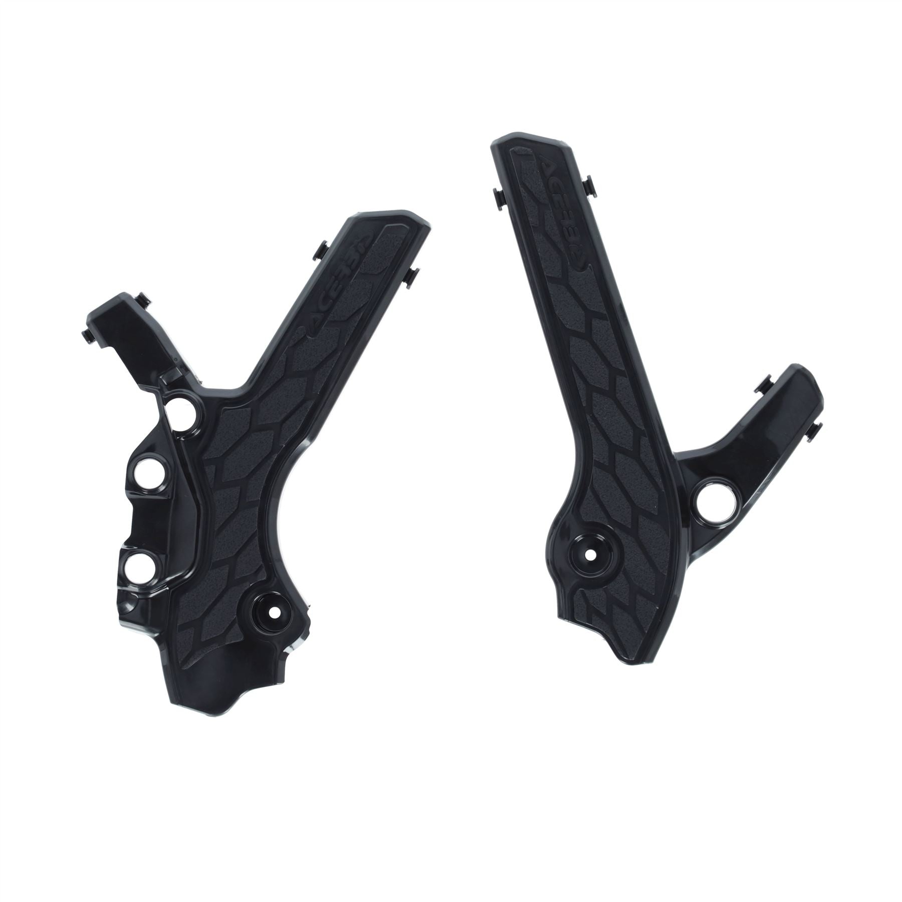 Acerbis X-Grip Frame Protector Guards Black For Suzuki DRZ 400 SM 2000-2023